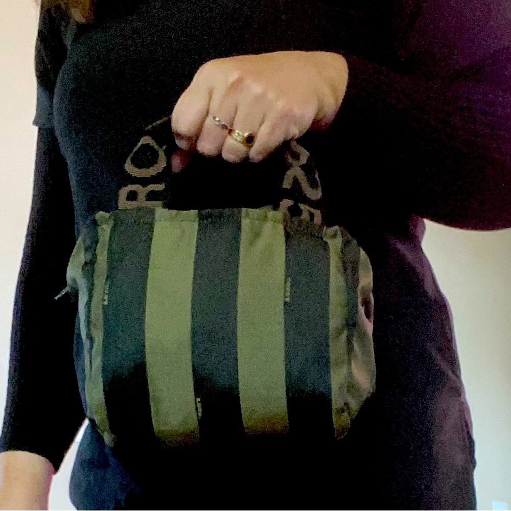Fendi mini nylon handbag